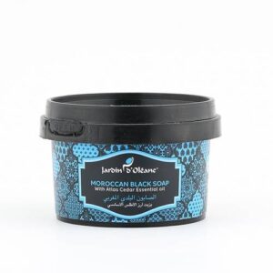Indian Oleane Moroccan Black Soap Cedar#250gm